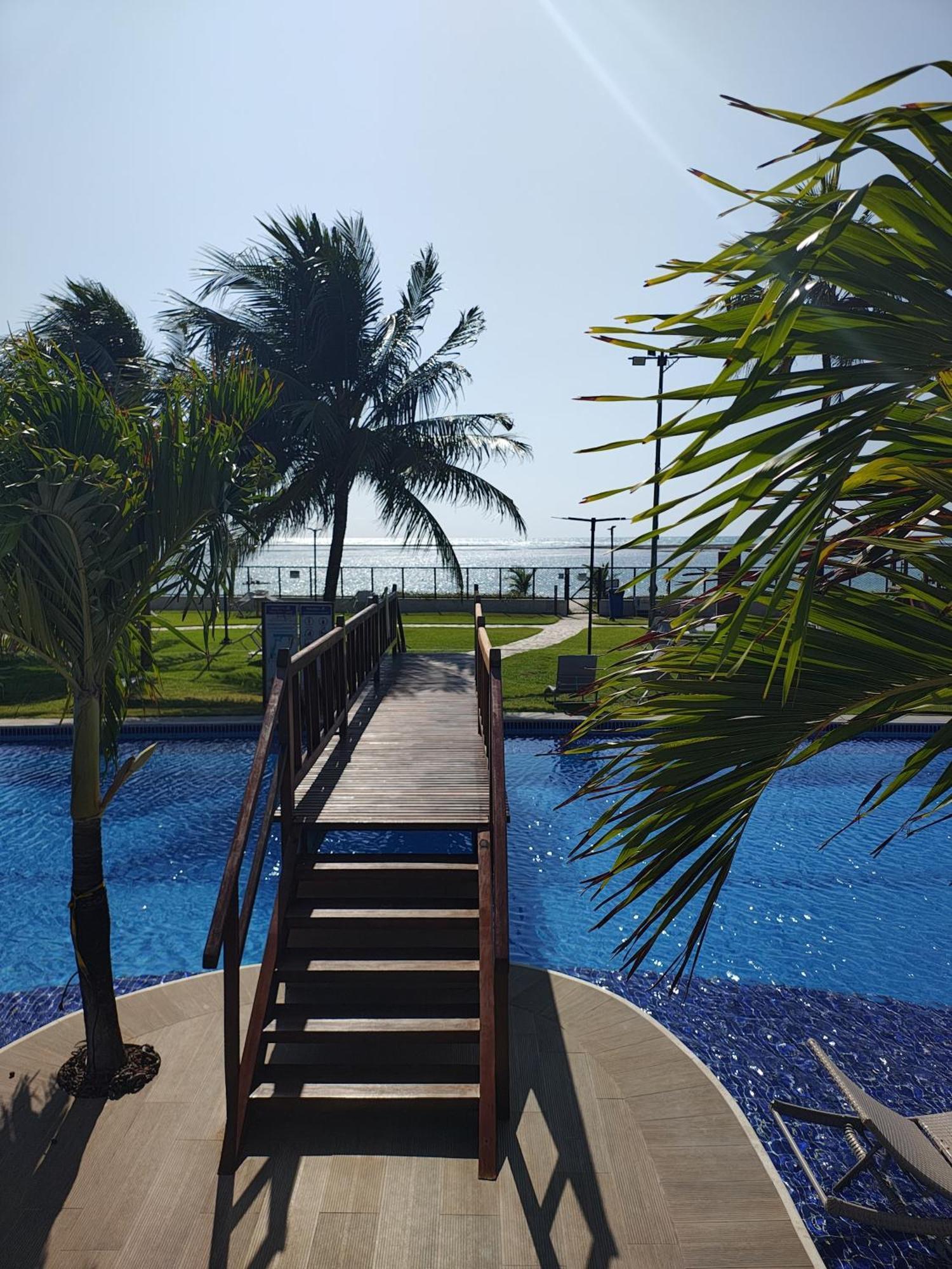 Flat fantástico na Beira Mar em Tamandaré Exterior foto