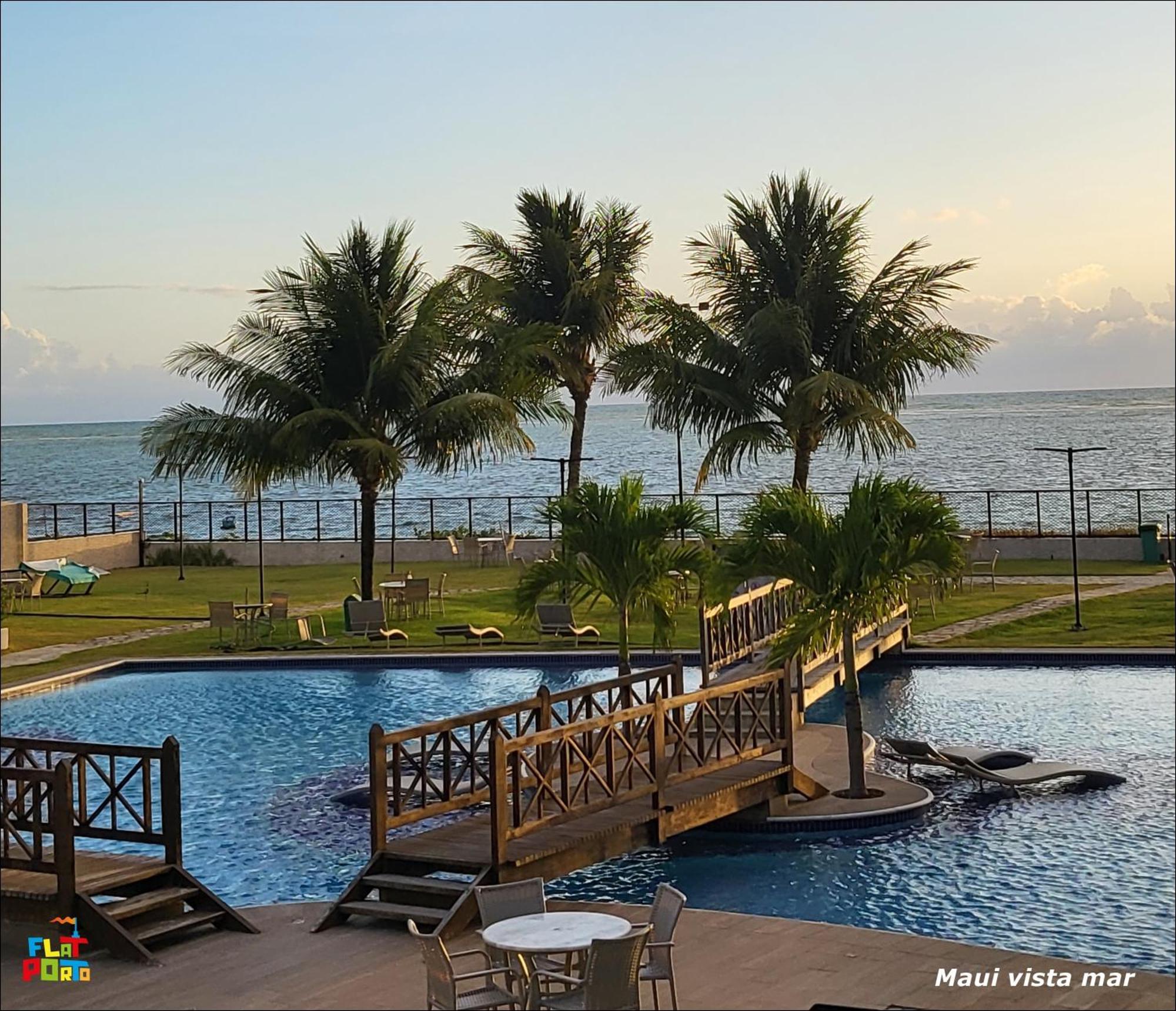 Flat fantástico na Beira Mar em Tamandaré Exterior foto